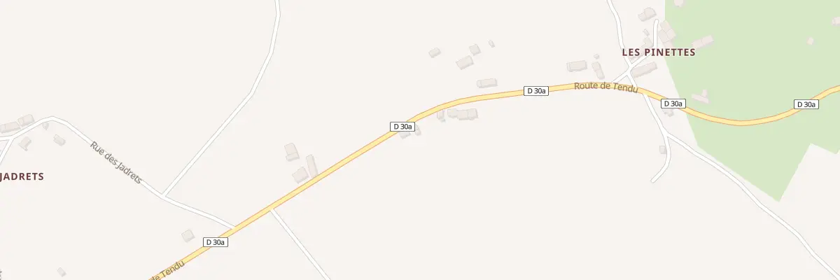 Plan du 23 Rte de Tendu à Mosnay