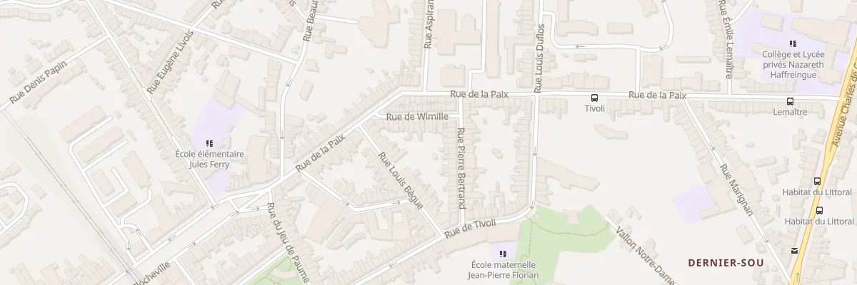 Plan du 22 Rue de Wimille à Boulogne-sur-Mer