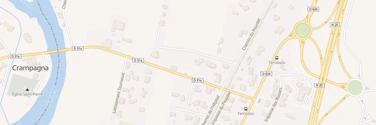Plan du 9009 Rte de Crampagna à Saint-Jean-de-Verges