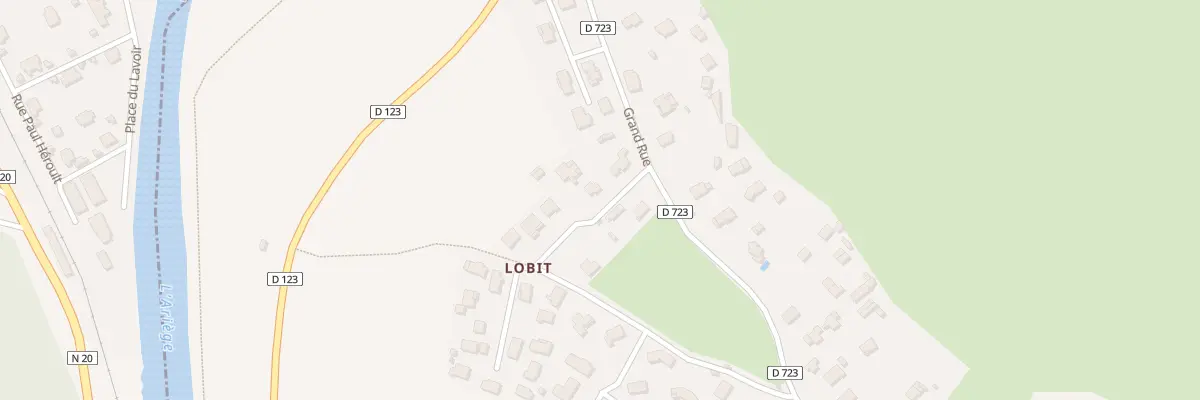 Plan du 136 Lobit à Ussat