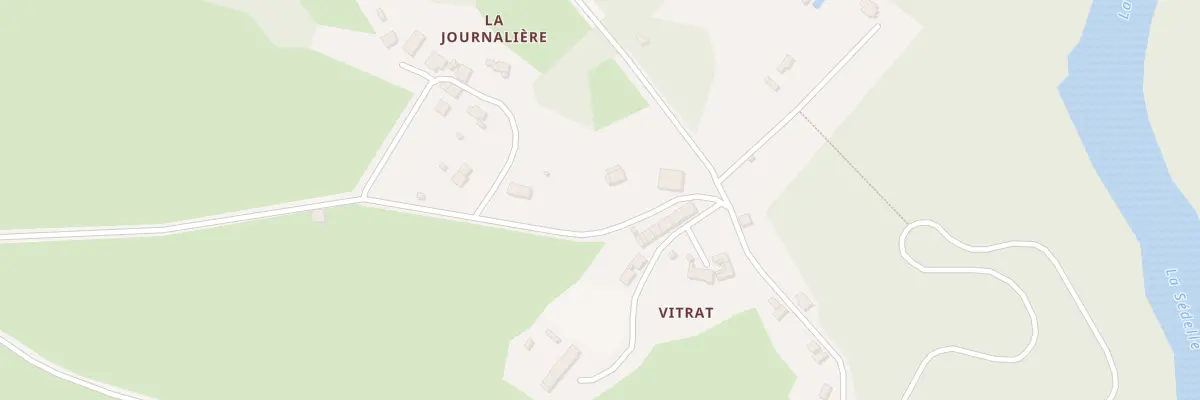 Plan du 10 Vitrat à Crozant