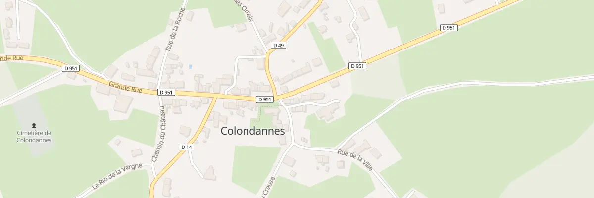 Plan du 15 Grande Rue à Colondannes