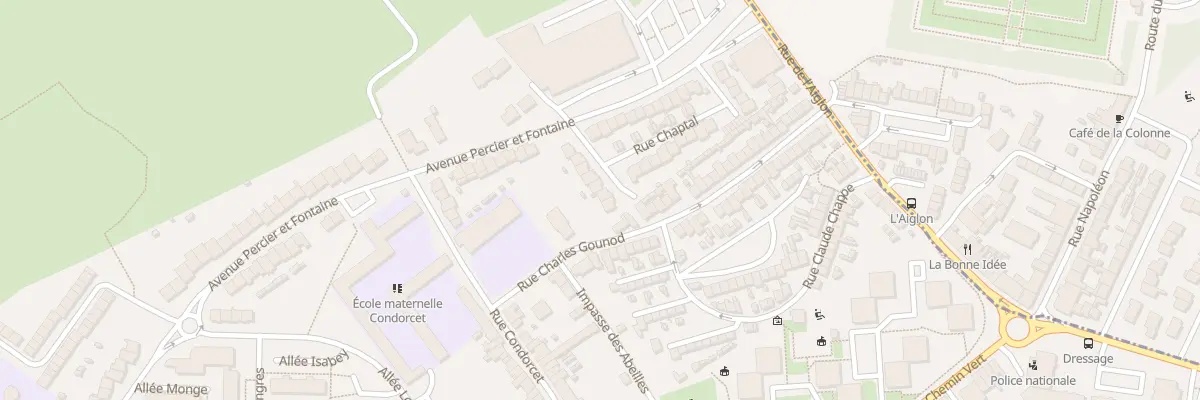 Plan du 22 Rue Chaptal à Boulogne-sur-Mer