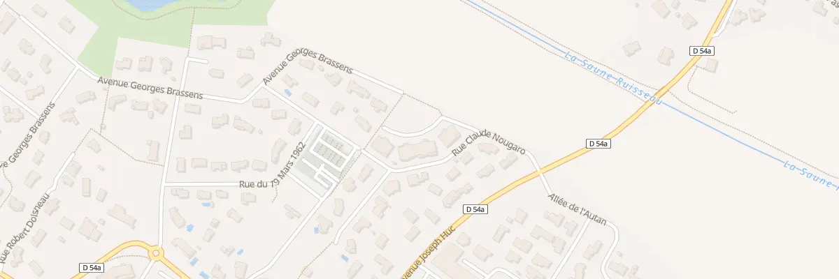 Plan du 16 Rue Claude Nougaro à Sainte-Foy-d’Aigrefeuille