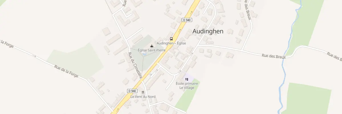 Plan du 488 Rue Principale à Audinghen