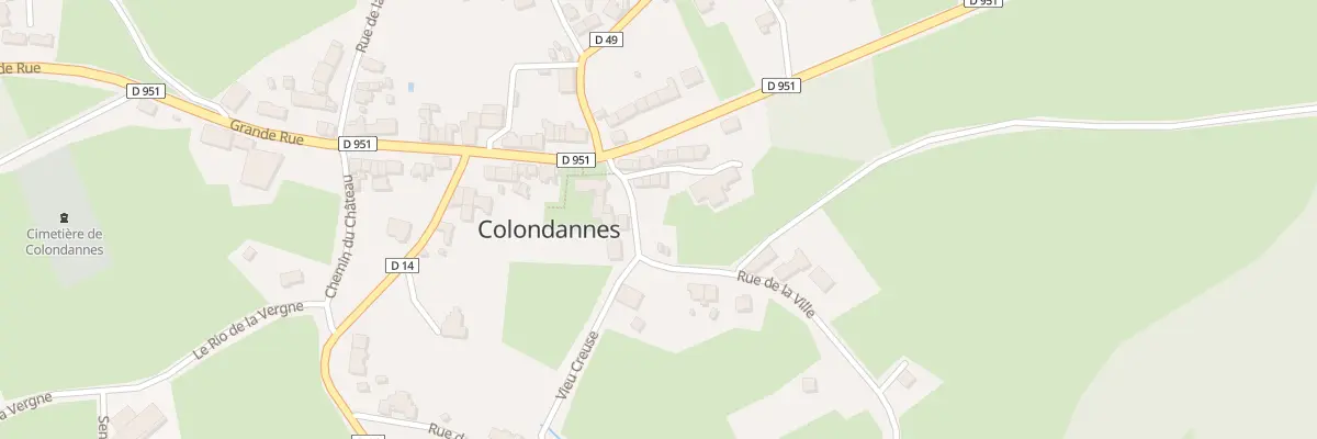 Plan du 2 Pl du 19 Mars 1962 à Colondannes