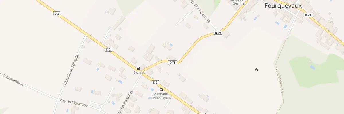 Plan du 4 Côte de Bicinis à Fourquevaux