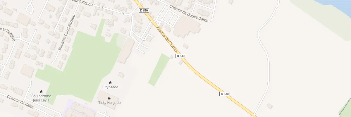 Plan du 200 Av de Castres à Bessières