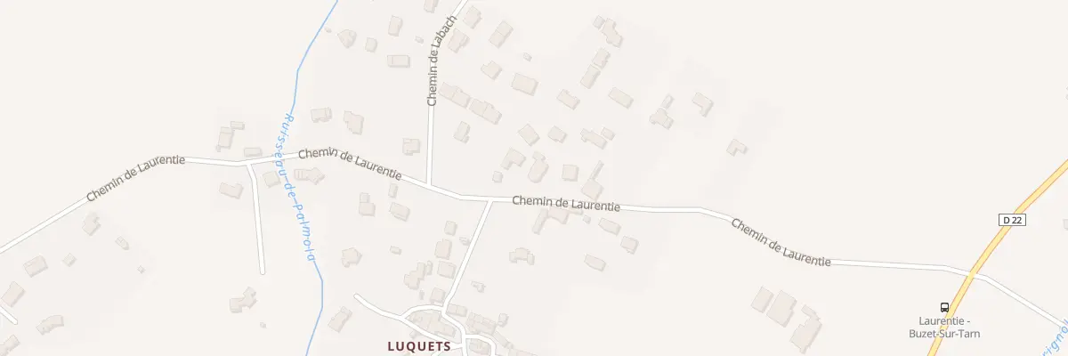 Plan du 429 Che de Laurentie à Buzet-sur-Tarn