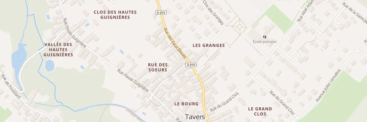 Plan du 2 Rue des Soeurs à Tavers