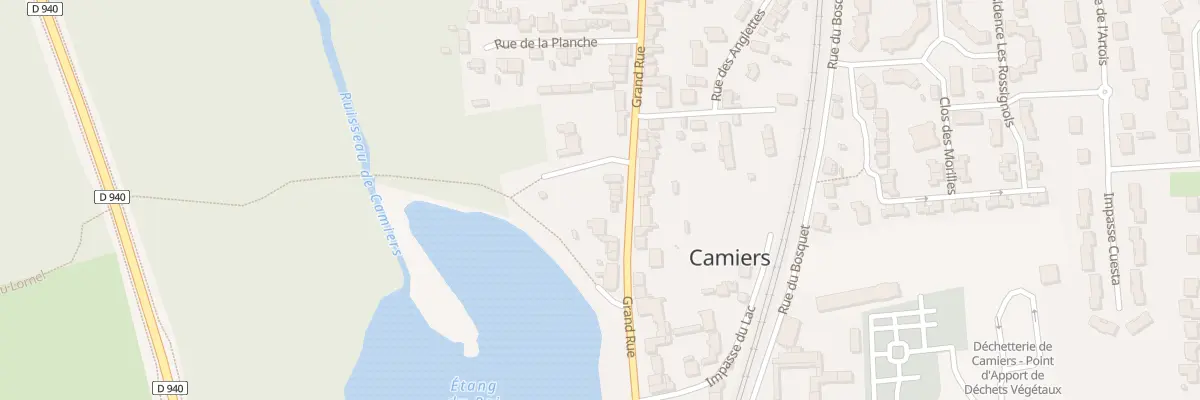 Plan du 17 Rue Grande Rue à Camiers