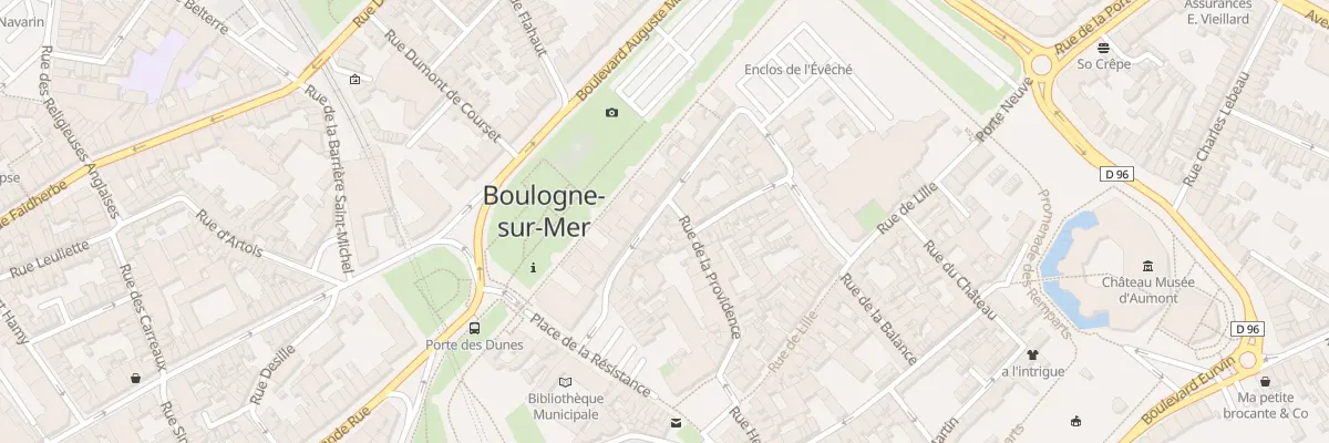 Plan du 20 Rue Saint Jean à Boulogne-sur-Mer