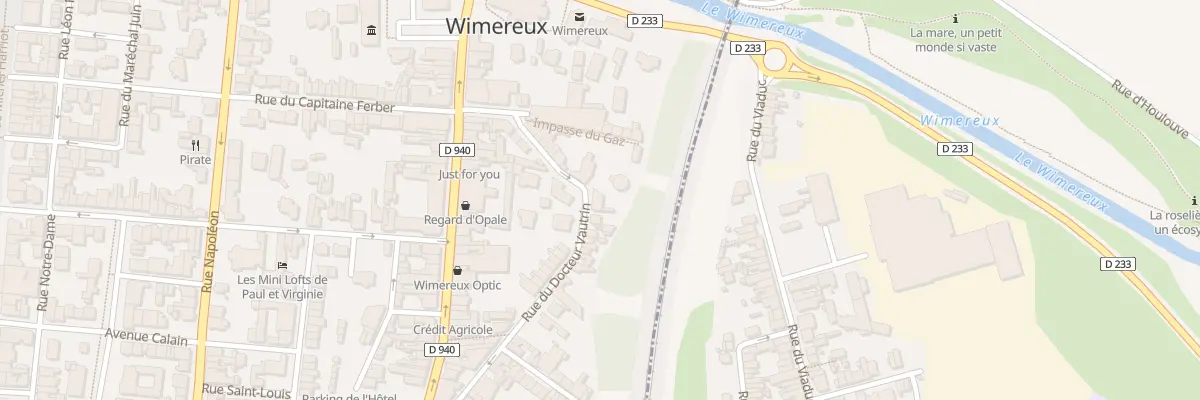 Plan du 15 Rue Doct Pierre Vautrin à Wimereux