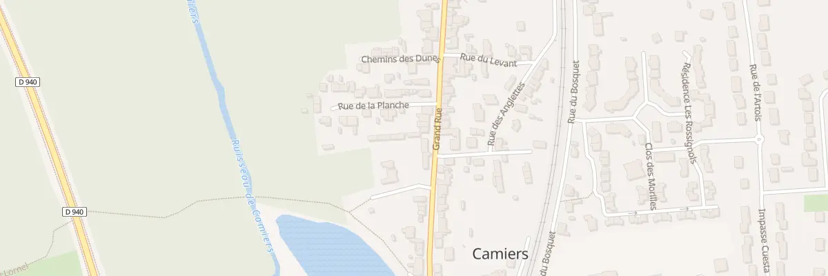Plan du 31 Rue Grande Rue à Camiers