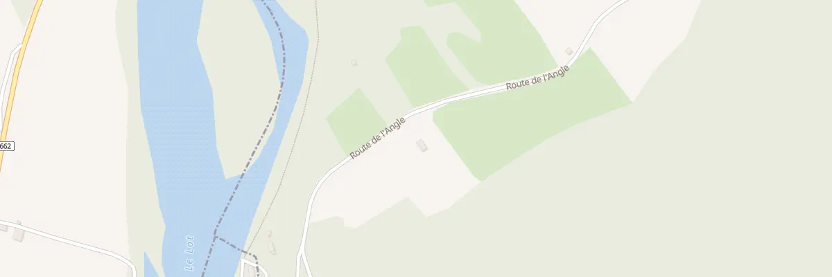 Plan du 2705 Rte de l’Angle à Bouziès
