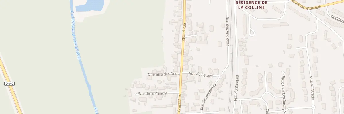 Plan du 61 Rue Grande Rue à Camiers