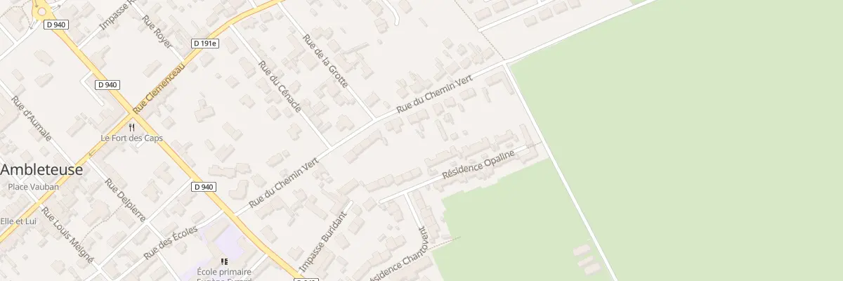 Plan du 27 Rue du Chemin Vert à Ambleteuse