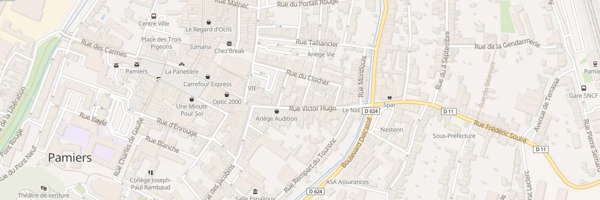 Plan du 3 Rue du Four Sainte Helene à Pamiers