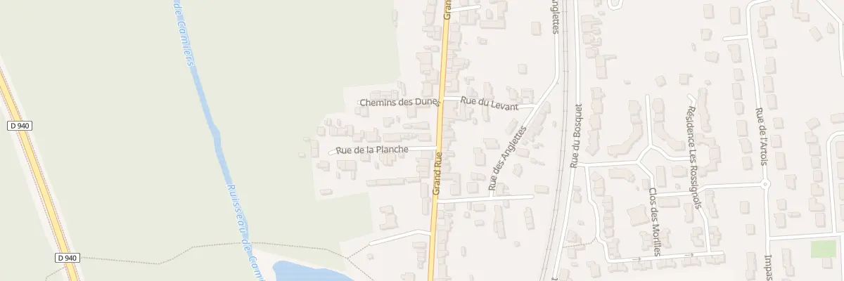 Plan du 43 Grande Rue à Camiers