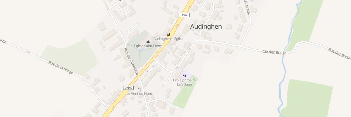 Plan du 67 Rue des Ecoles à Audinghen