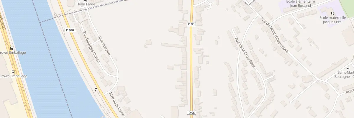 Plan du 46 Rte de Paris à Saint-Martin-Boulogne