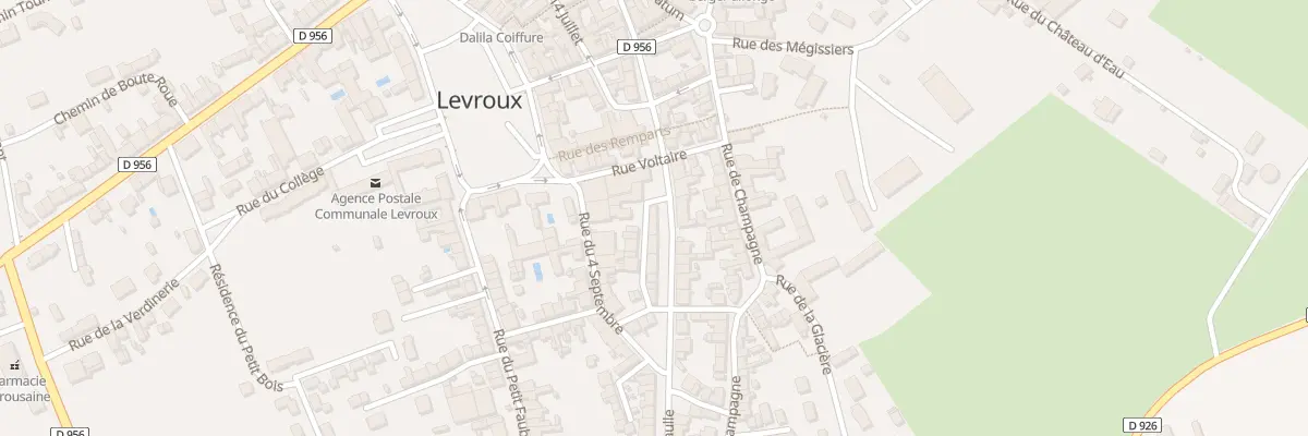 Plan du 2 Av du Général de Gaulle à Levroux