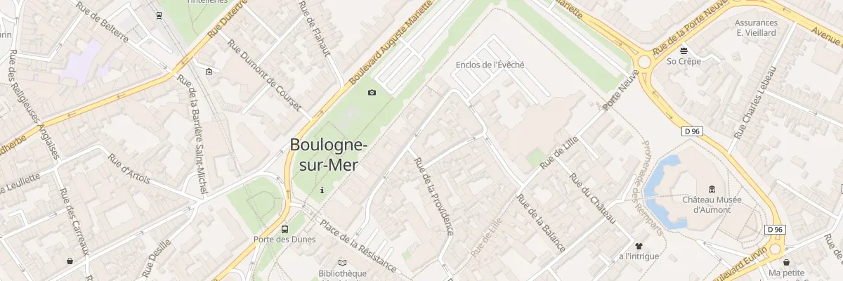 Plan du 7 Rue du Cloitre à Boulogne-sur-Mer