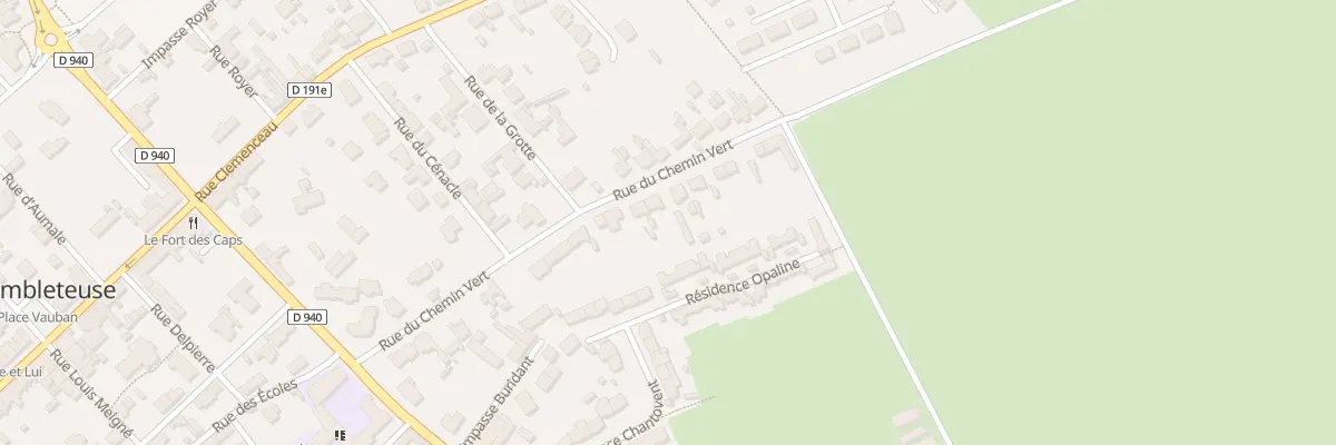Plan du 29 Rue du Chemin Vert à Ambleteuse