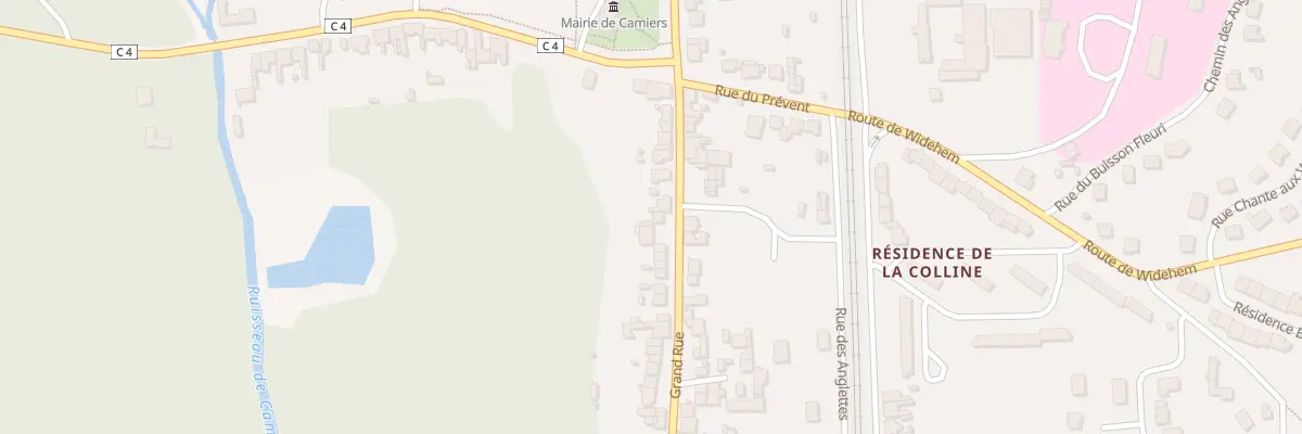Plan du 93 Rue Grande Rue à Camiers