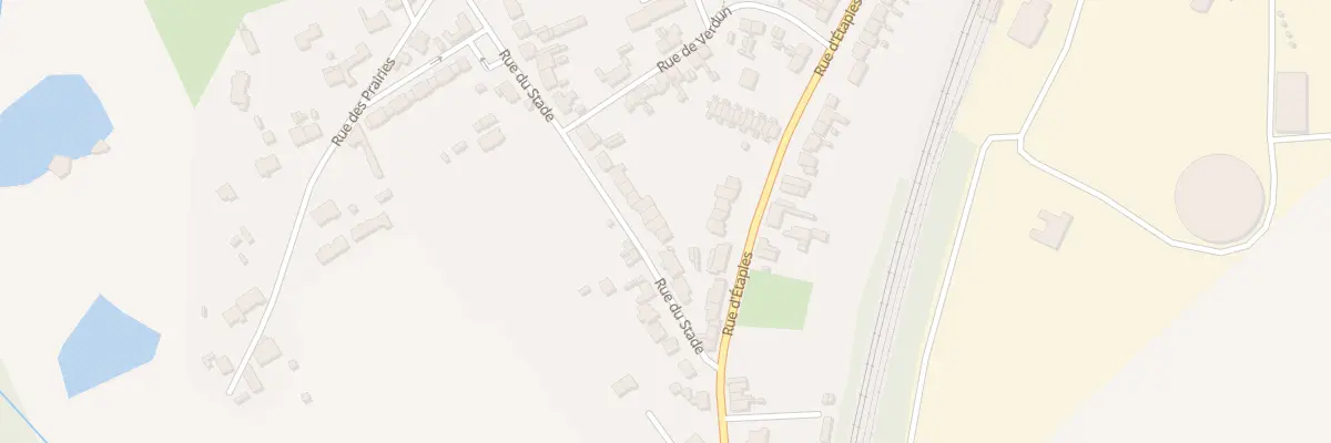 Plan du 55 Rue du Stade à Dannes