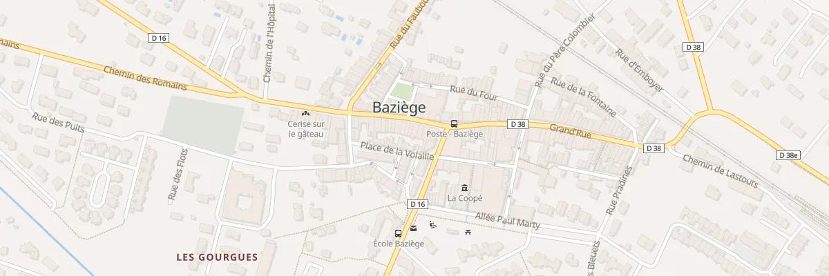 Plan du 61 Gr Grand Rue à Baziège