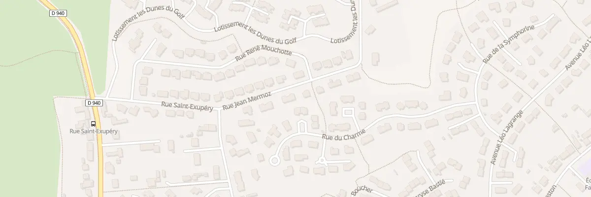 Plan du 10 Rue Jean Mermoz à Wimereux