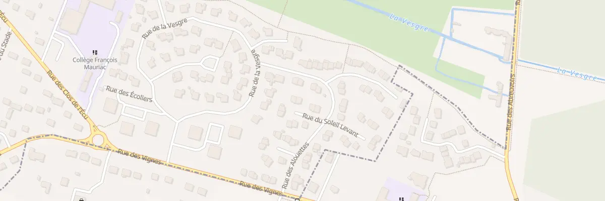 Plan du 14 Rue du Soleil Levant à Houdan