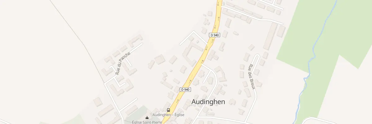 Plan du 665 Rue Principale à Audinghen
