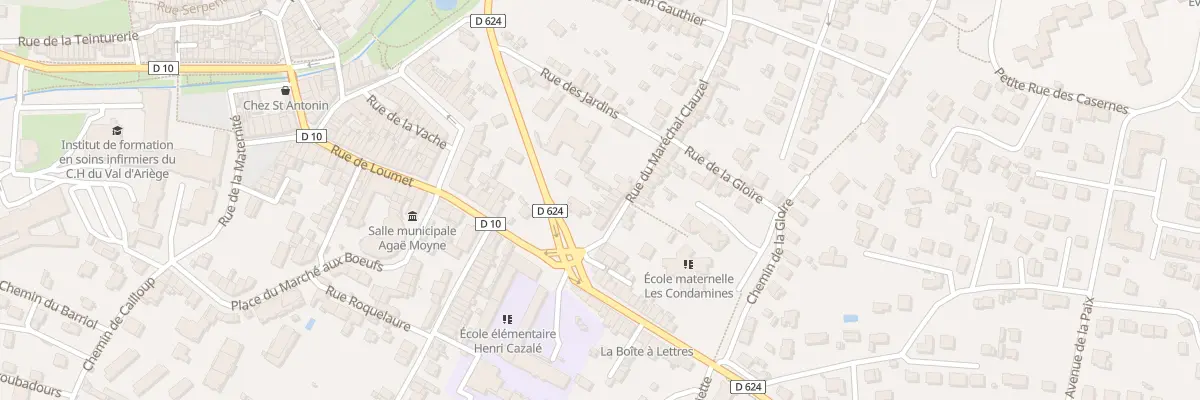 Plan du 5 Rue Mal Clauzel à Pamiers