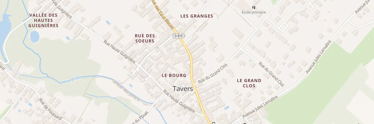 Plan du 51 Rue des Eaux Bleues à Tavers