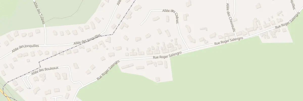 Plan du 870 Rue Roger Salengro à Cucq