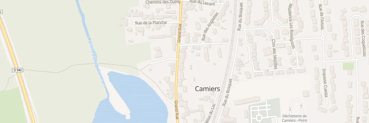 Plan du 34 Rue Grande Rue à Camiers