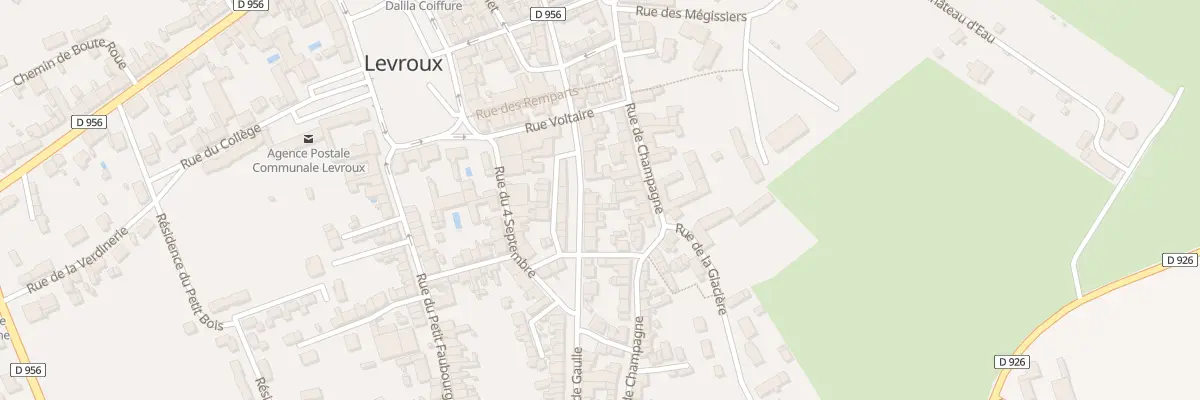 Plan du 11 Av du Général de Gaulle à Levroux