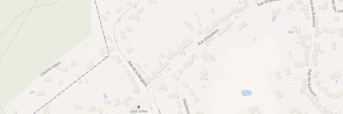 Plan du 42 Rue d’Hardelot à Condette