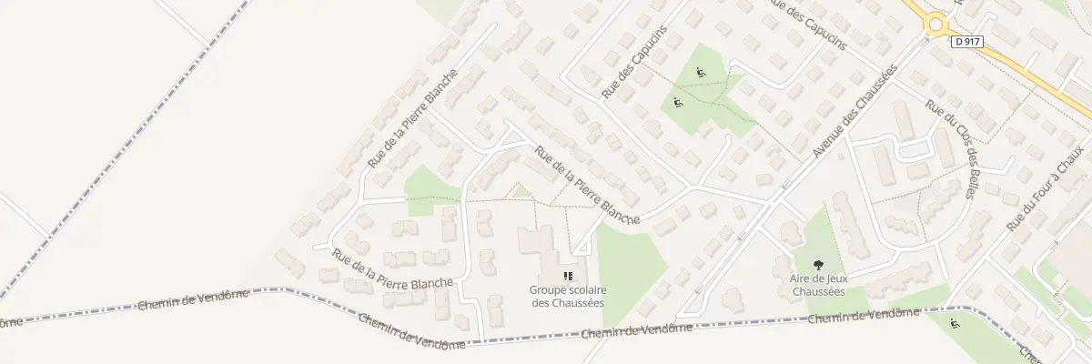Plan du 5 Rue de la Pierre Blanche à Beaugency