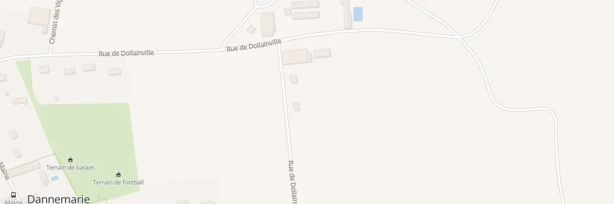 Plan du 16 Rte de Dollainville à Dannemarie