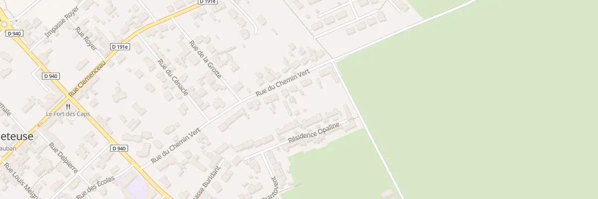 Plan du 33 Rue du Chemin Vert à Ambleteuse