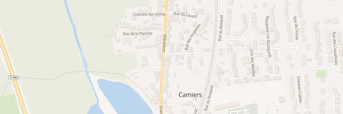 Plan du 40 Rue Grande Rue à Camiers