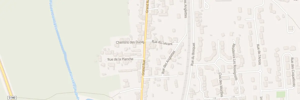 Plan du 60 Rue Grande Rue à Camiers