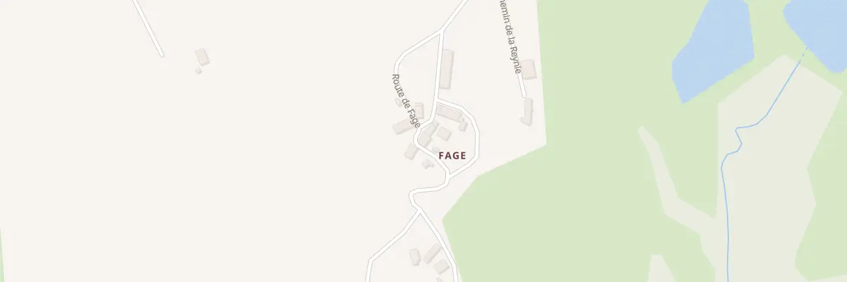 Plan du 7 Rte De Fage à Sainte-Féréole