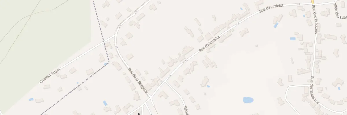 Plan du 40 Rue d’Hardelot à Condette