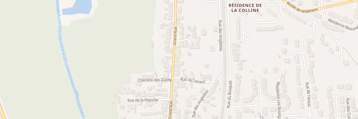 Plan du 74 Rue Grande Rue à Camiers