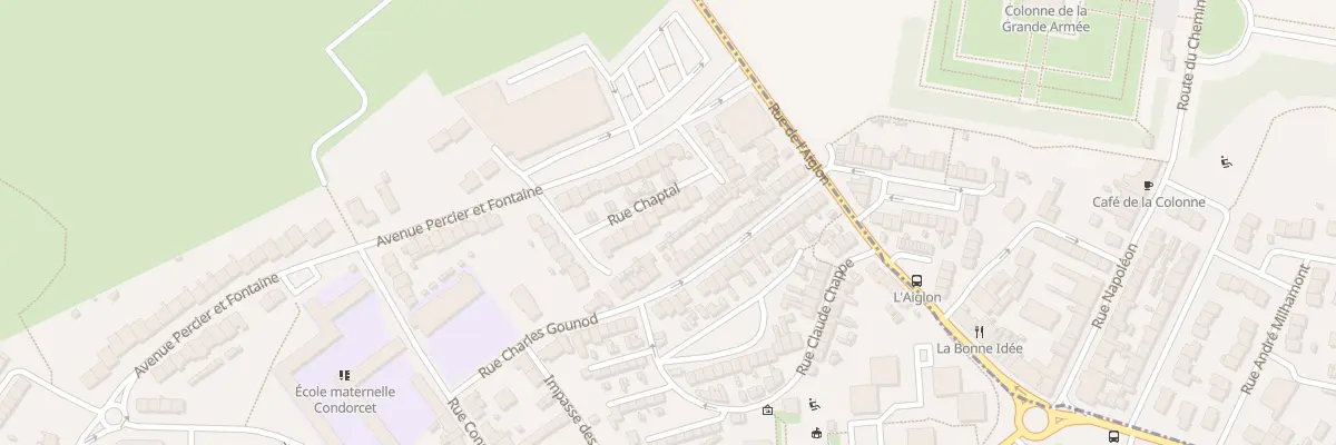 Plan du 50 Rue Chaptal à Boulogne-sur-Mer