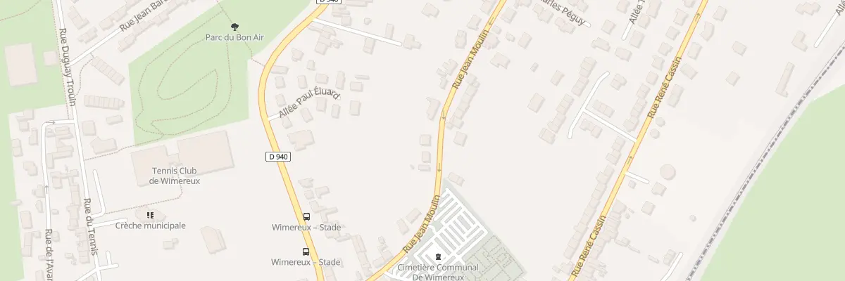 Plan du 23 Rue Jean Moulin à Wimereux
